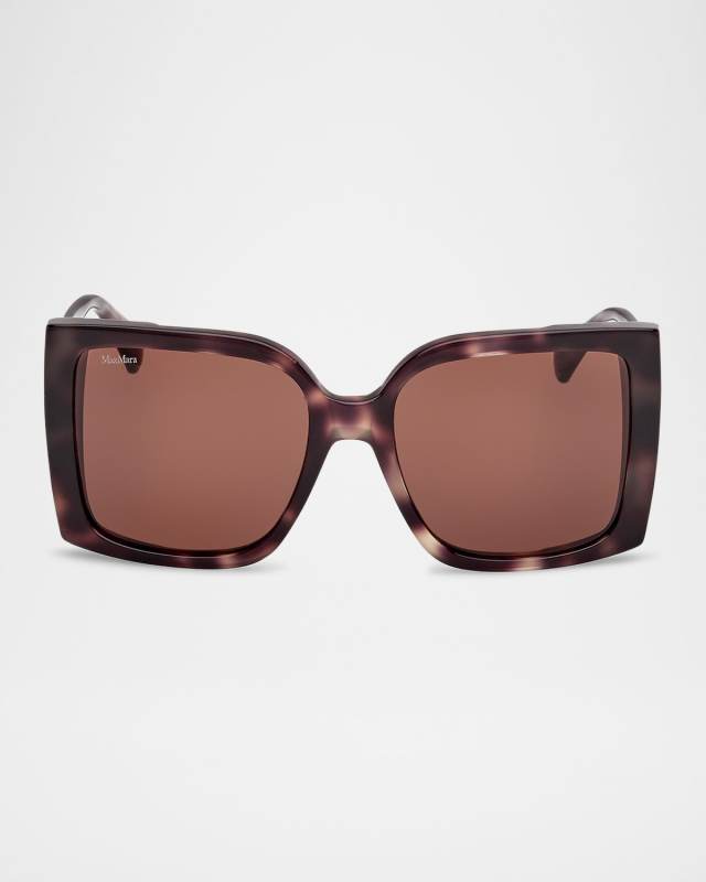 Hinge Acetate Square Sunglasses